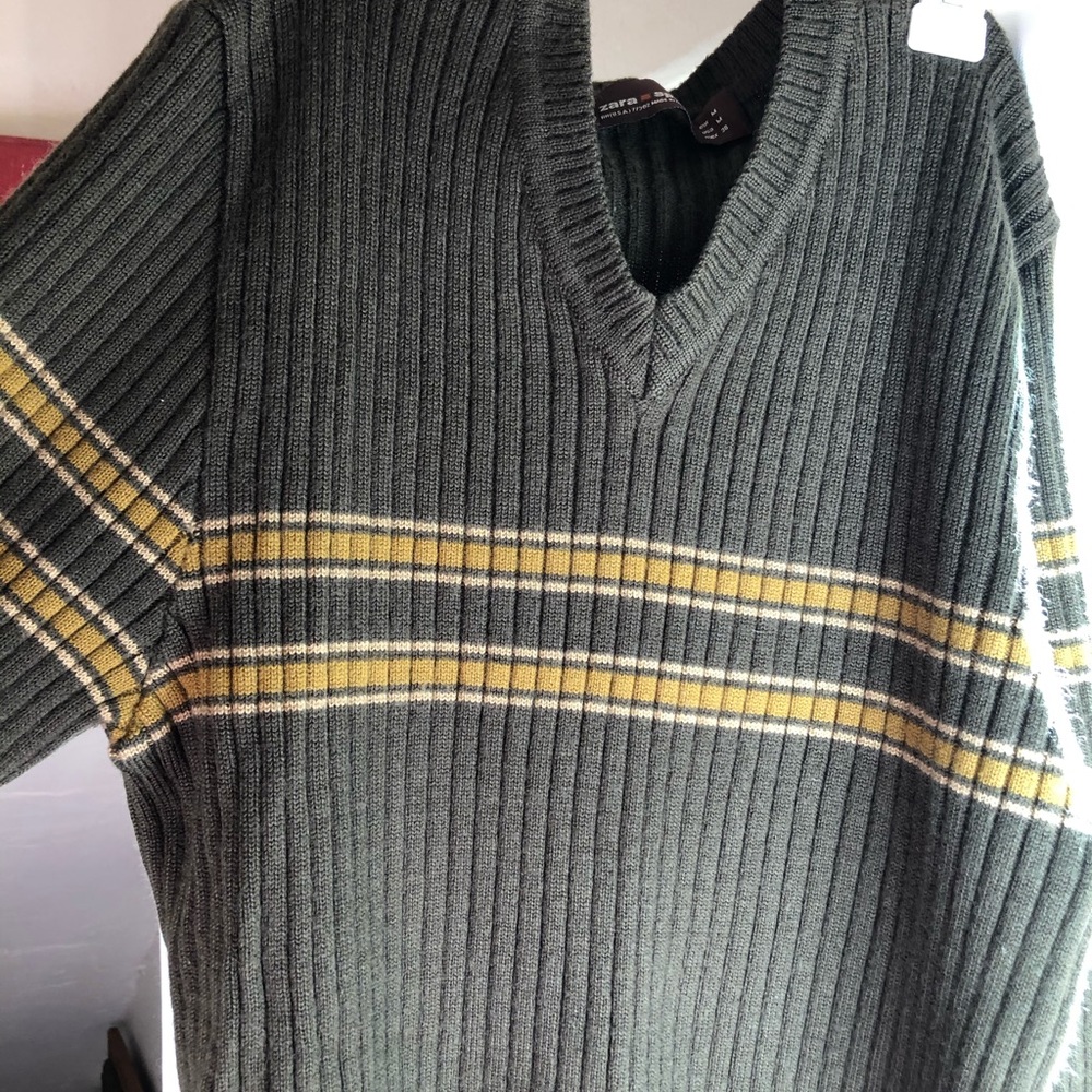 Zara Sport V-Neck Sweater